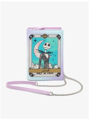 Disney Jack Skellington Crossbody Bag in Lavender, Teal, Pink